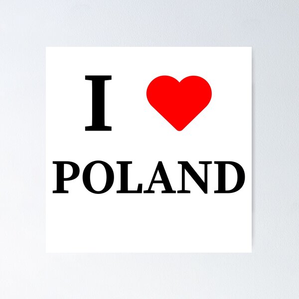 Item preview, I Love Poland designed and sold by Johns-Cave.
