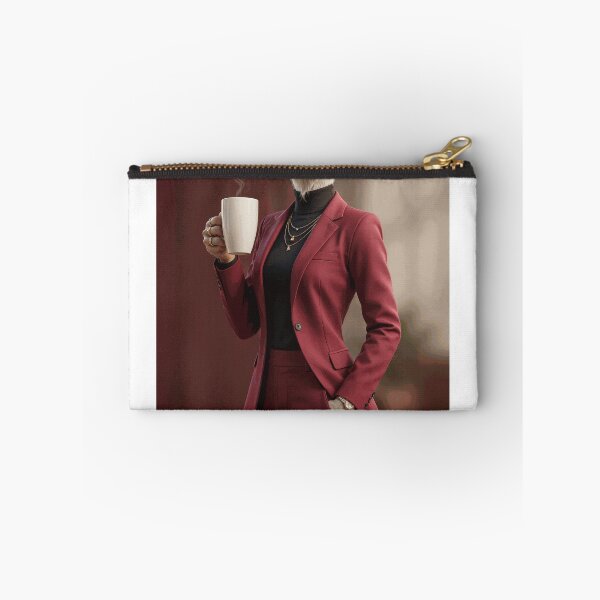 Item preview, Stylish Goat Woman Holding a Coffee Cup designed and sold by Unit 2.