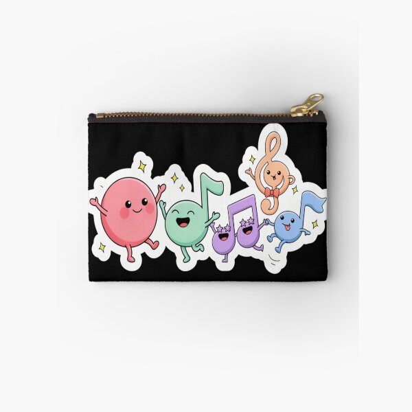 Item preview, Cute Music Notes Party – Kawaii Dancing Notes Design designed and sold by Midnight Veil Designs.