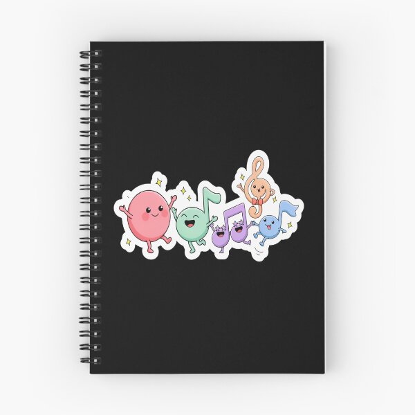 Item preview, Cute Music Notes Party – Kawaii Dancing Notes Design designed and sold by Midnight Veil Designs.