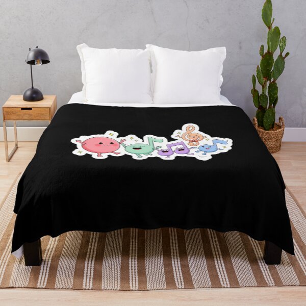 Item preview, Cute Music Notes Party – Kawaii Dancing Notes Design designed and sold by Midnight Veil Designs.
