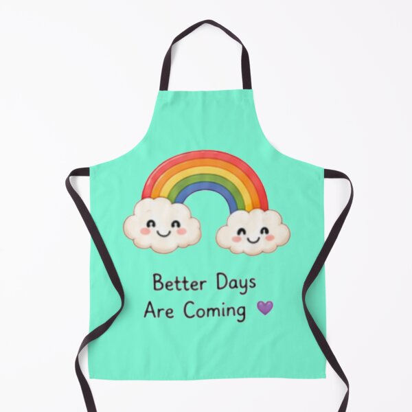 Item preview, Better Days Are Coming Rainbow Cute Art designed and sold by DailyDoodlesBySumbul.