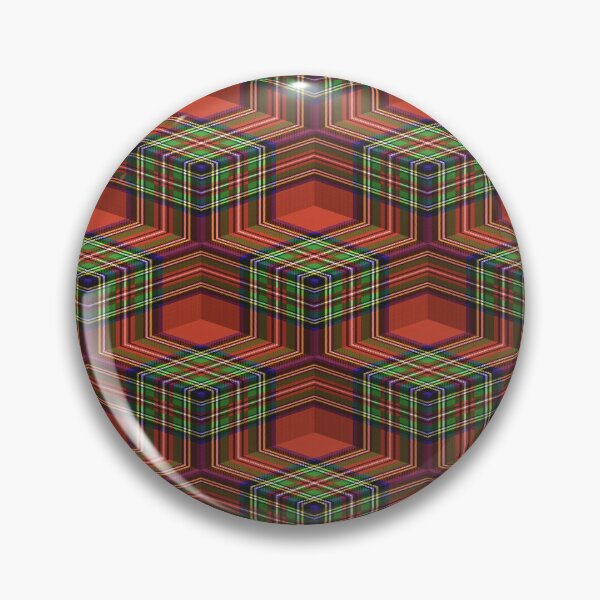 Item preview, Royal Stewart Tartan Ziggurat (Pattern) designed and sold by Cathedral of Curiosity.