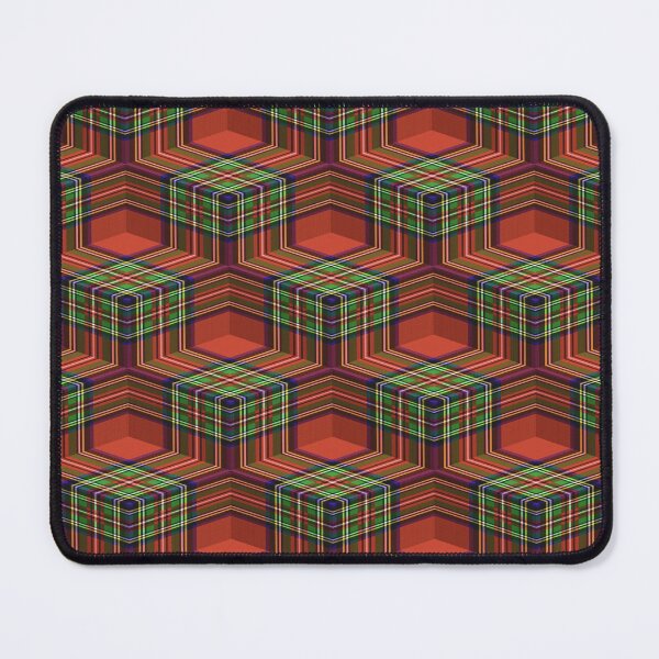 Item preview, Royal Stewart Tartan Ziggurat (Pattern) designed and sold by Cathedral of Curiosity.