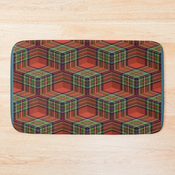 Item preview, Royal Stewart Tartan Ziggurat (Pattern) designed and sold by Cathedral of Curiosity.