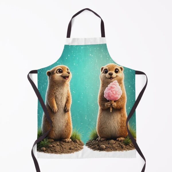 Item preview, Cute Meerkats with Cotton Candy designed and sold by LiMarchee.