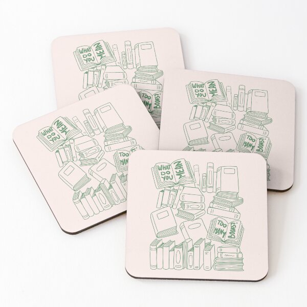 Item preview, What Do You Mean Too Many Books: Bookish Decor designed and sold by oneofthesedayys.