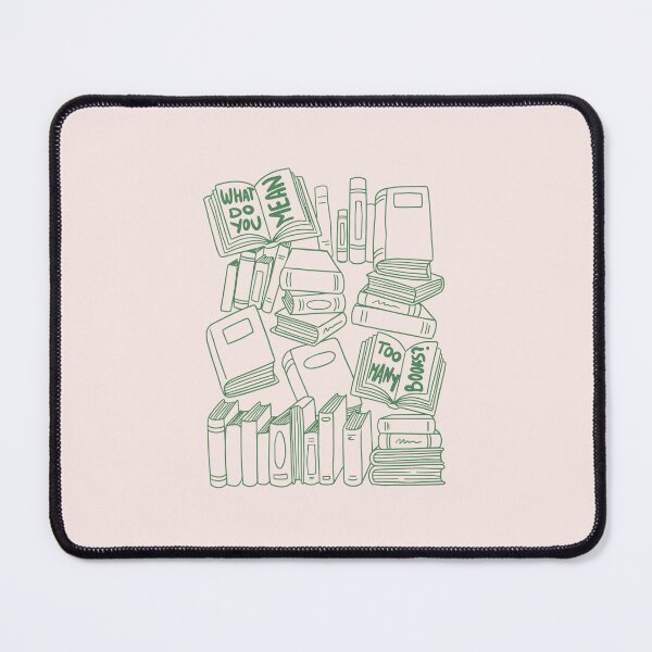 Item preview, What Do You Mean Too Many Books: Bookish Decor designed and sold by oneofthesedayys.