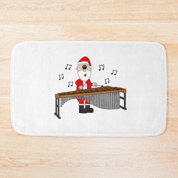 Item preview, Santa Playing Marimba, Christmas Percussionist Musician designed and sold by doodlerob.