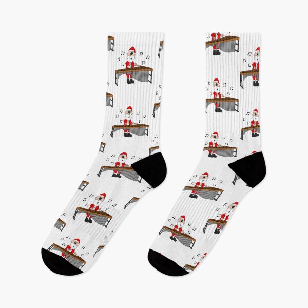 Item preview, Santa Playing Marimba, Christmas Percussionist Musician designed and sold by doodlerob.