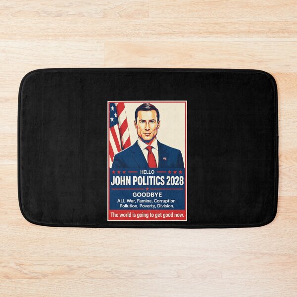 Item preview, Hello John Politics 2028 Patriotic Campaign Satire designed and sold by elderberry.