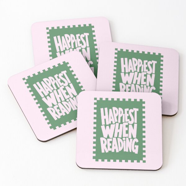 Item preview, Hapiest When Reading: Bookish Decor designed and sold by oneofthesedayys.