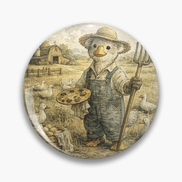 Item preview, 16. Duck Farmer Vintage Illustration designed and sold by สุธรรมาท  ทองกร.