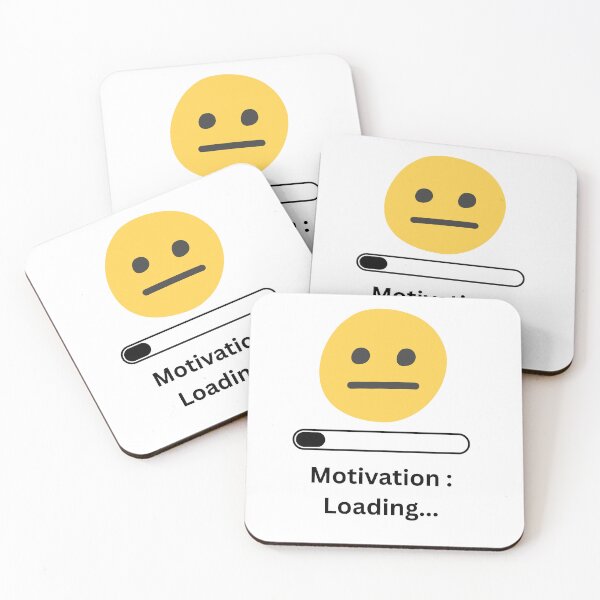 Item preview, Motivation: Loading... | Funny Minimalist T-Shirt & Sticker Design designed and sold by DonGeneral.