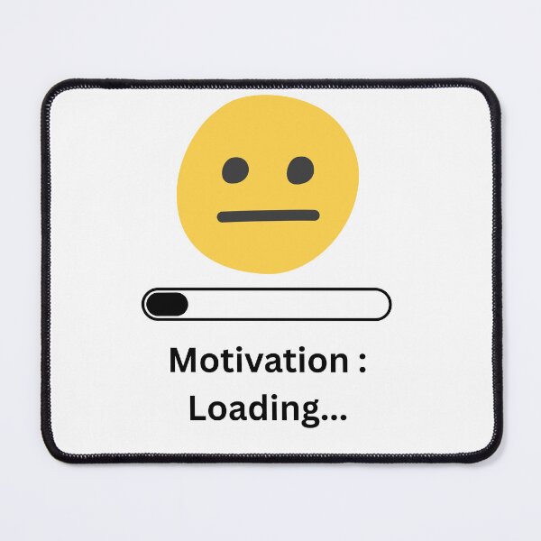 Item preview, Motivation: Loading... | Funny Minimalist T-Shirt & Sticker Design designed and sold by DonGeneral.