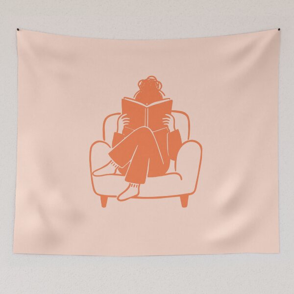 Item preview, Book Girl: Bookish Reading Corner Decor designed and sold by oneofthesedayys.