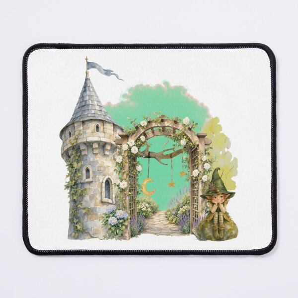 Item preview, Enchanted Forest Fairycore Aesthetic Dreamy Castle designed and sold by aliyeus.