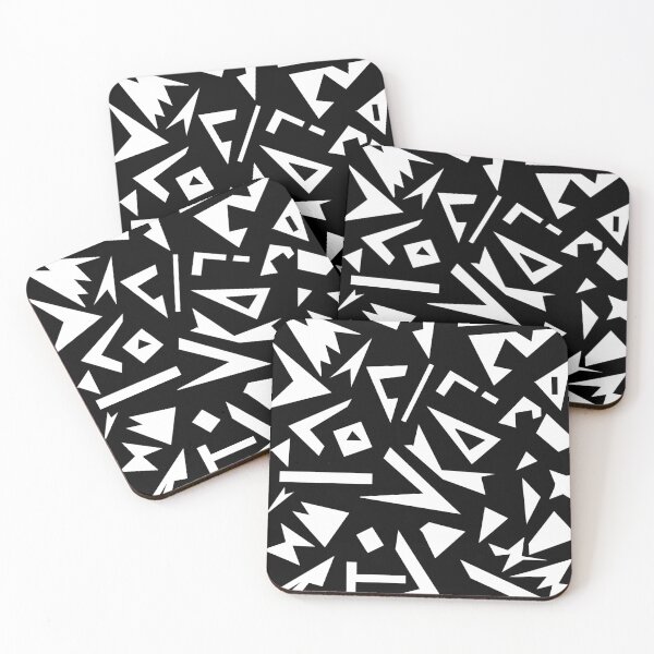 Item preview, Abstract white on black designed and sold by TerenceLacey.