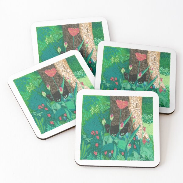 Item preview, Garden Panther designed and sold by Tiger's Eye Books.