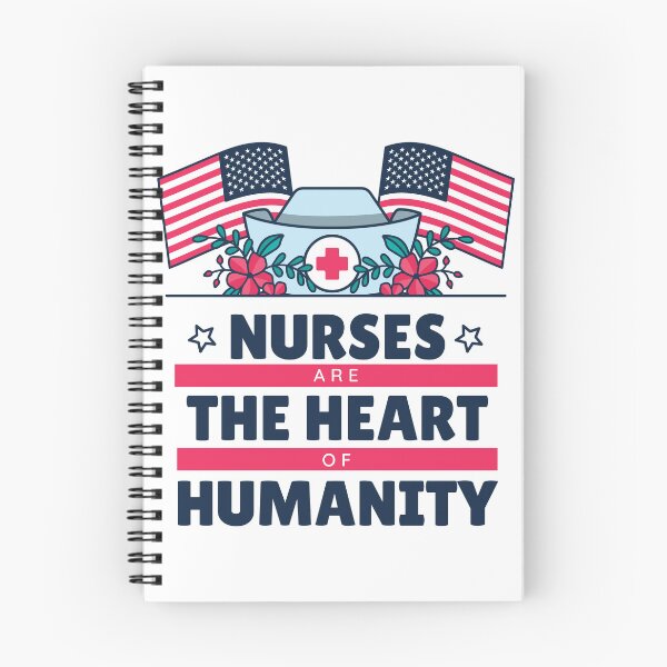 Item preview, Nurses Are The Heart Of Humanity Patriotic American Nurse RN designed and sold by Hilal-Studio.
