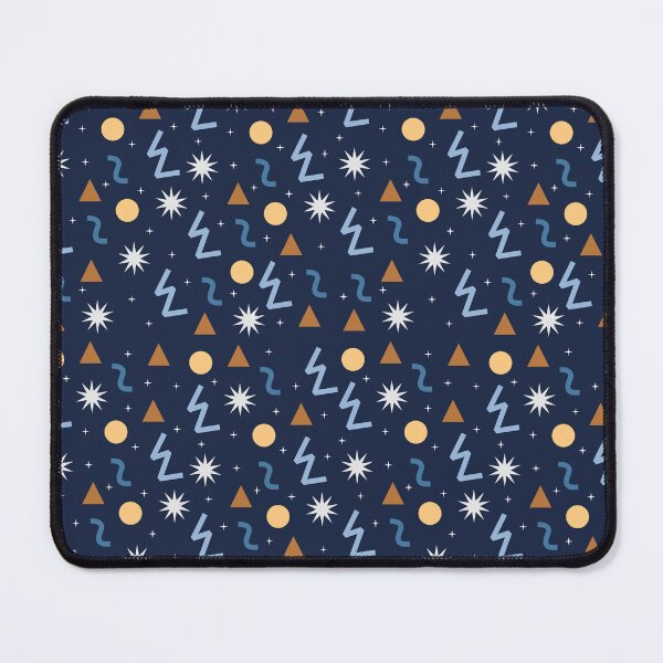 Item preview, Abstract Winter Night Geometric Stars Pattern designed and sold by Kimos Creative Store.