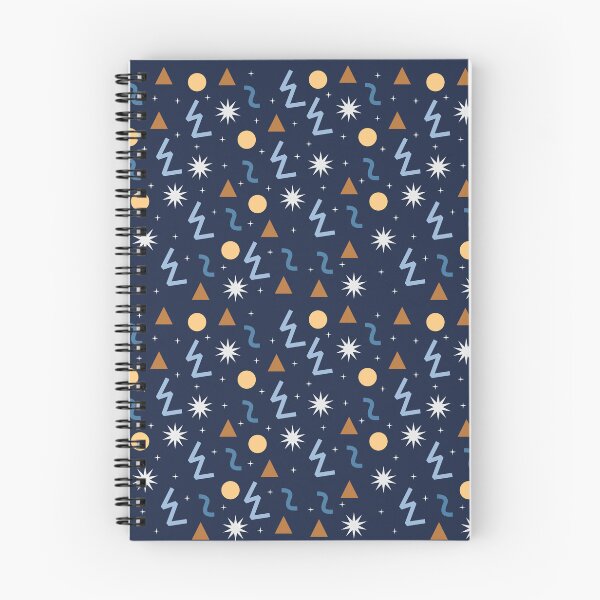 Item preview, Abstract Winter Night Geometric Stars Pattern designed and sold by Kimos Creative Store.