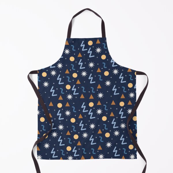 Item preview, Abstract Winter Night Geometric Stars Pattern designed and sold by Kimos Creative Store.