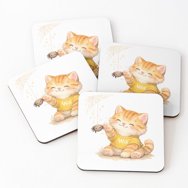 Item preview, Orange Tabby Cat Spider Friend designed and sold by Wawa5656.