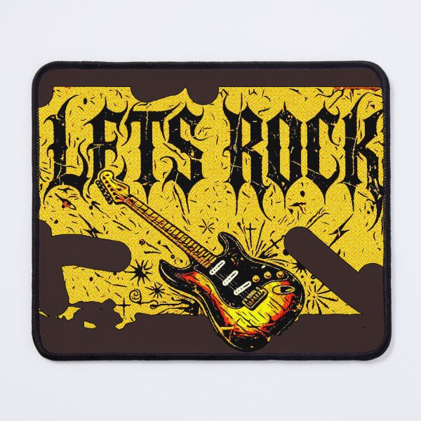 Item preview, Let's Rock | Vintage Design Electric Rock Guitar designed and sold by AstronautMerch.