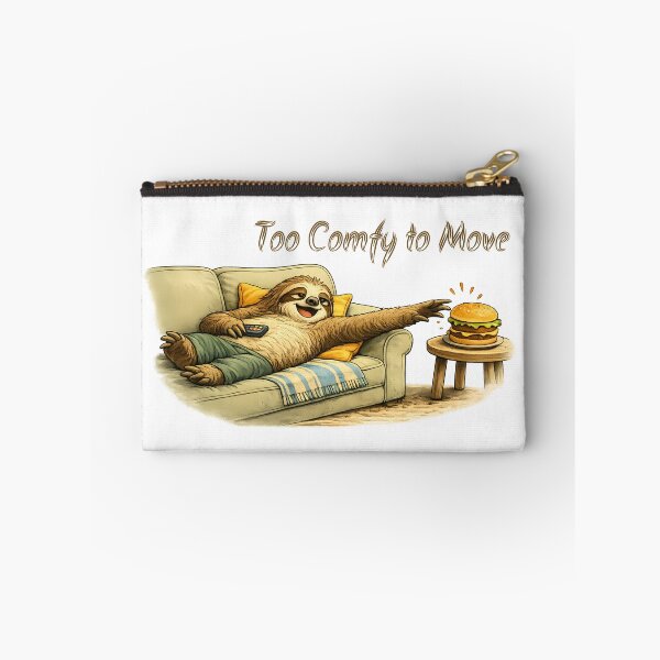 Item preview, Funny Sloth Too Comfy To Move Cartoon designed and sold by Buli89.