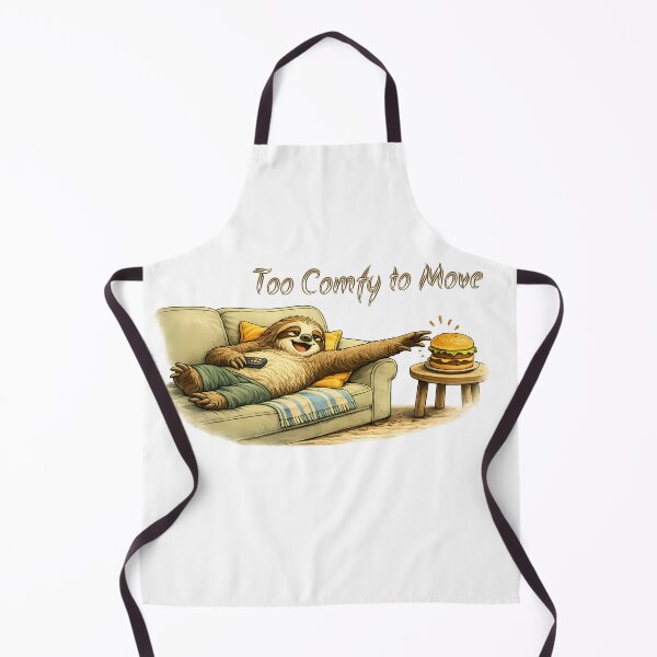Item preview, Funny Sloth Too Comfy To Move Cartoon designed and sold by Buli89.