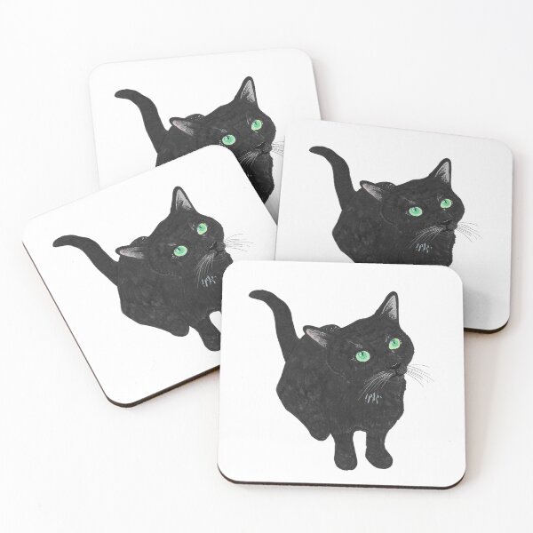 Item preview, Cute black cat designed and sold by Tiger's Eye Books.