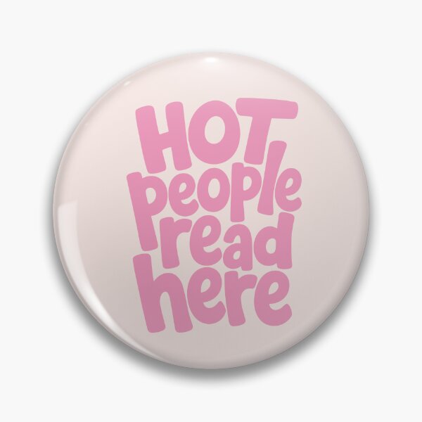 Item preview, Hot People Read Here: Bookish Decor designed and sold by oneofthesedayys.