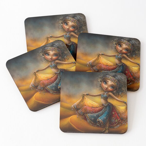 Item preview, Beautiful Dancer in Colorful Traditional Attire designed and sold by Artessie.