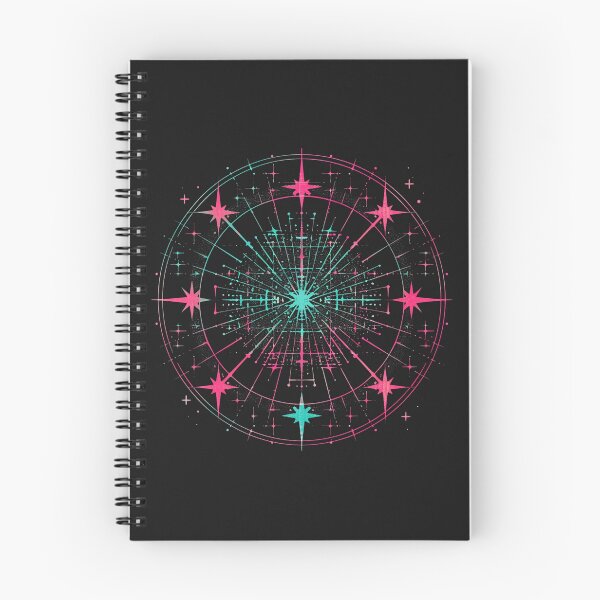 Item preview, infinite in neon  universe pattern for endless minds designed and sold by RetroWaveArtCo.