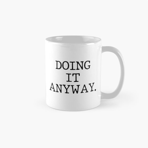 Item preview, Text Typography Doing it anyway. Bad Decision Humor designed and sold by TypeboldStudio.