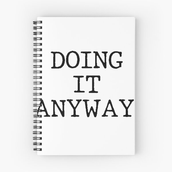 Item preview, Text Typography Doing it anyway. Bad Decision Humor designed and sold by TypeboldStudio.
