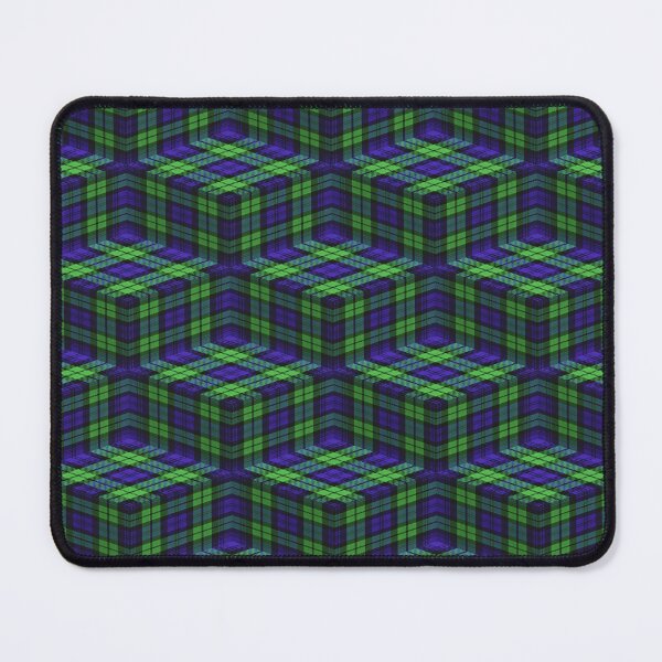 Item preview, Black Watch Tartan Ziggurat (Pattern) designed and sold by Cathedral of Curiosity.