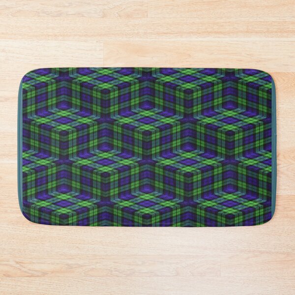 Item preview, Black Watch Tartan Ziggurat (Pattern) designed and sold by Cathedral of Curiosity.