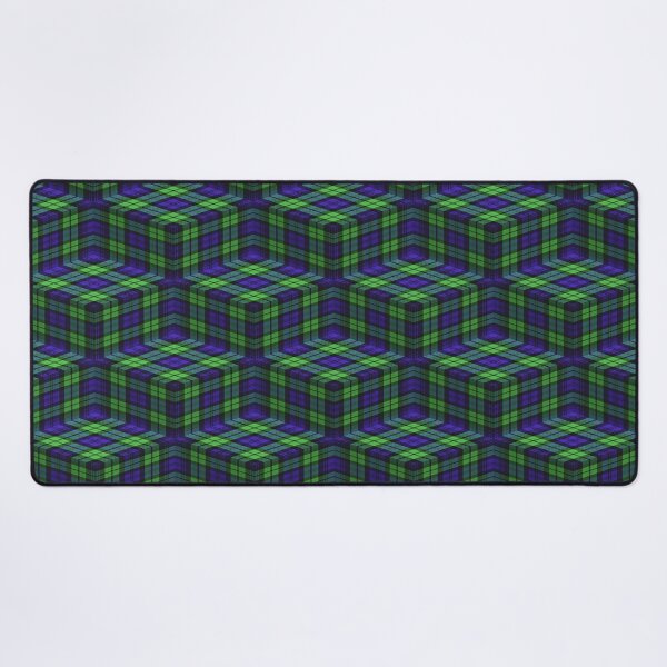 Item preview, Black Watch Tartan Ziggurat (Pattern) designed and sold by Cathedral of Curiosity.