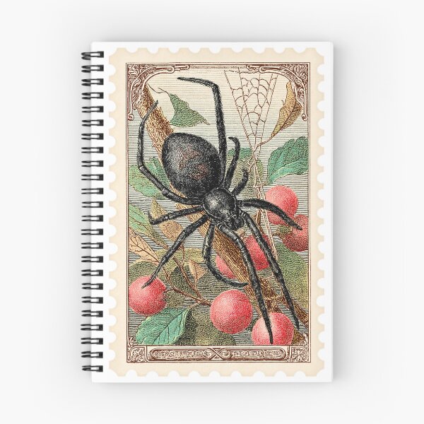 Item preview, Vintage Halloween Spider Postage Stamp designed and sold by kobsana.