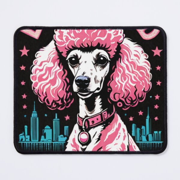Item preview, Art - Glamorous Stylized Dog, Modern Illustration Inspired by the 80s designed and sold by World-Pets.