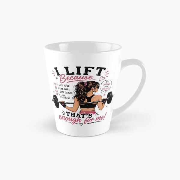 Item preview, Funny Gym Girl T-Shirt | I Lift Because Weightlifting Humor | Women Who Lift Gift designed and sold by Sunday.Supply.