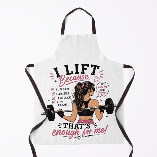 Item preview, Funny Gym Girl T-Shirt | I Lift Because Weightlifting Humor | Women Who Lift Gift designed and sold by Sunday.Supply.