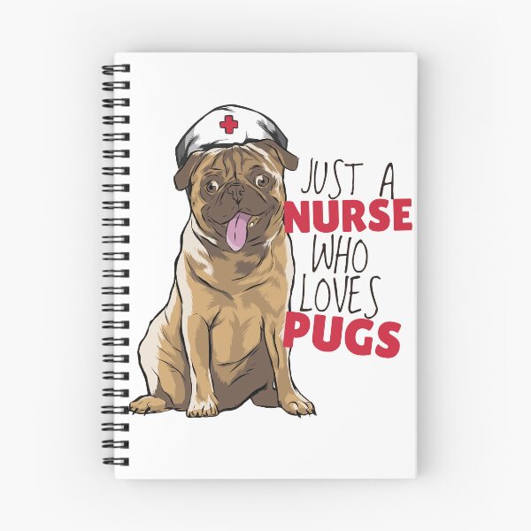 Item preview, Just A Nurse Who Loves Pugs Funny Dog Owner RN Gift designed and sold by Hilal-Studio.
