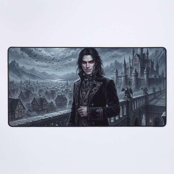 Item preview, Gothic Vampire Lord in Moonlight designed and sold by AnnArtshock.