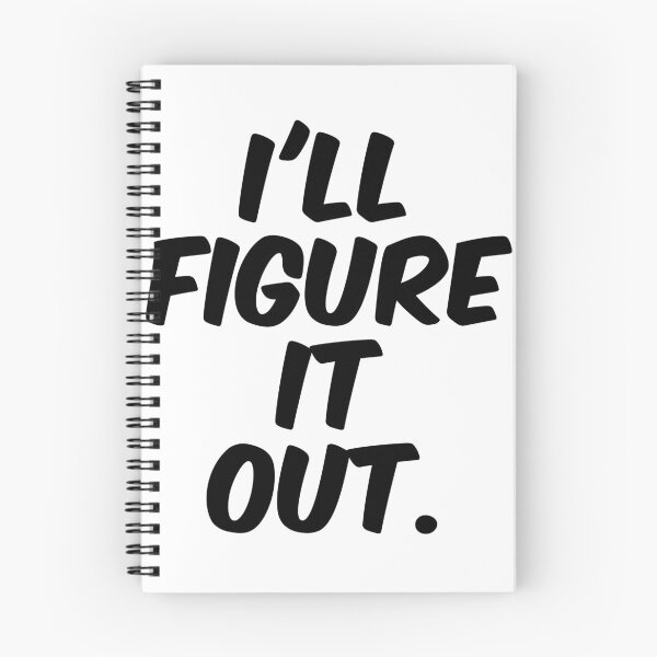 Aperçu de l'œuvre Text Typography I'll figure it out. Bad Decision Humor créée et vendue par TypeboldStudio.