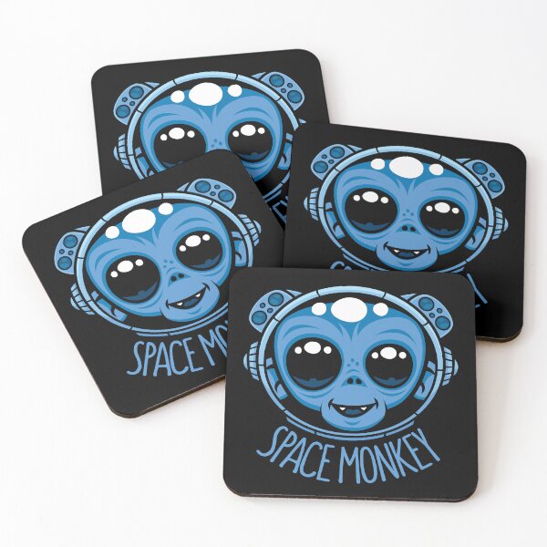 Item preview, Whimsical Space Monkey Astronaut designed and sold by fizzgig.
