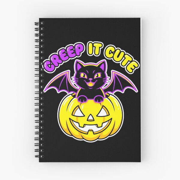 Item preview, Creep It Cute Halloween Bat Cat Pumpkin Spooky Cute designed and sold by TeNovaStudio.