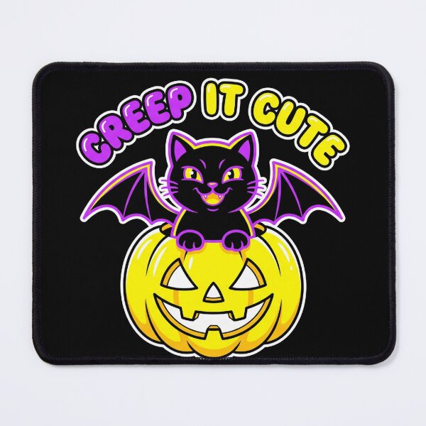 Item preview, Creep It Cute Halloween Bat Cat Pumpkin Spooky Cute designed and sold by TeNovaStudio.